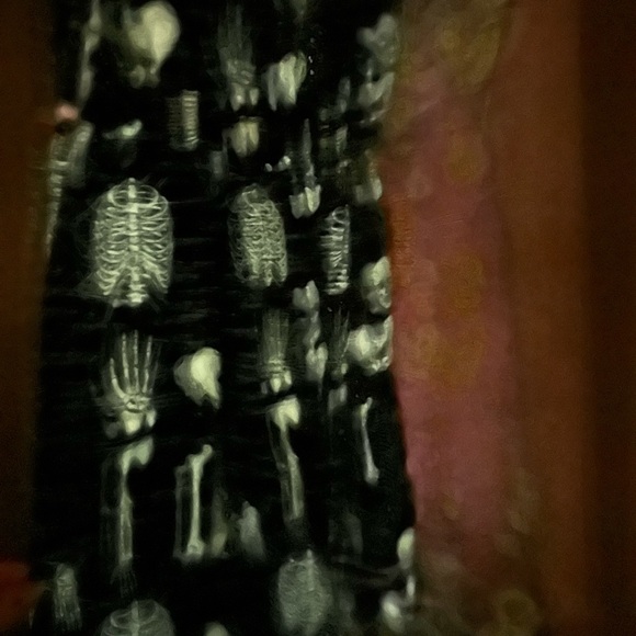 Glow in the Dark Skeleton Anatomy Print Dress - Picture 10 of 10